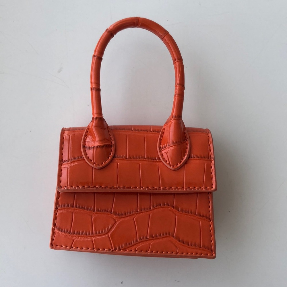 Orange mini bag